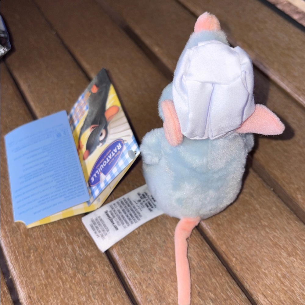 Disney Blue and Pink Ratatouille Plush Toy shoulder magnet new - Picture 2 of 3